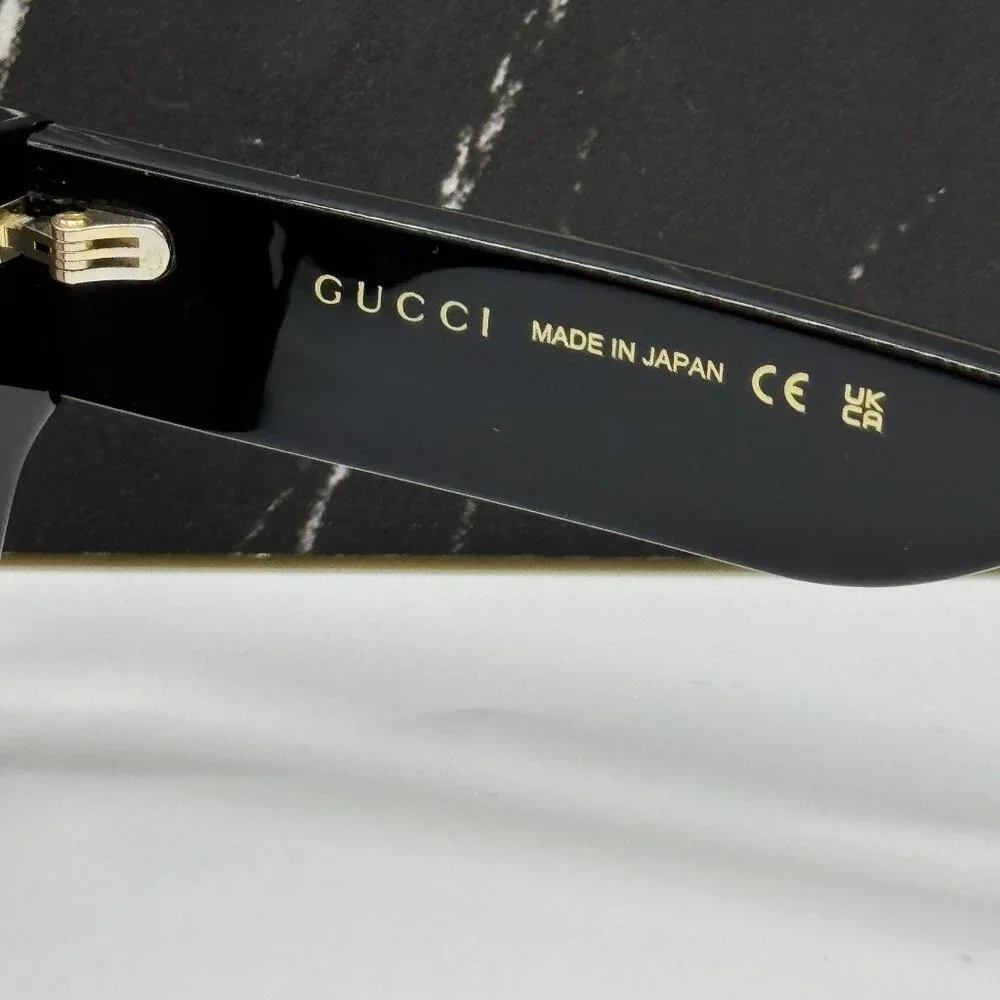 NEW GUCCI BLACK BROWN MEN SUNGLASSES GUCCI GG1301S 004